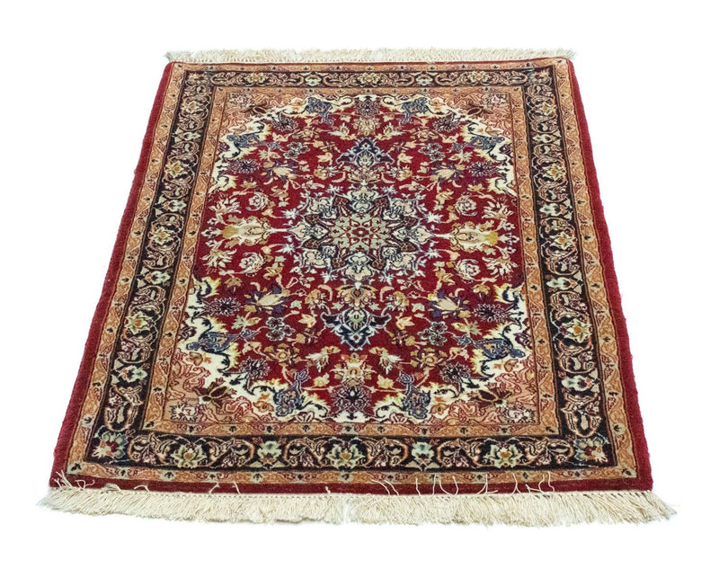 Persisk tæppe - Isfahan - Premium - 99 x 71 cm - rød