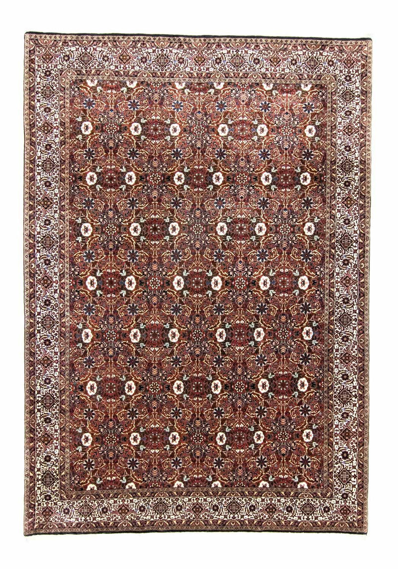 Persisk tæppe - Bijar - 298 x 207 cm - rød