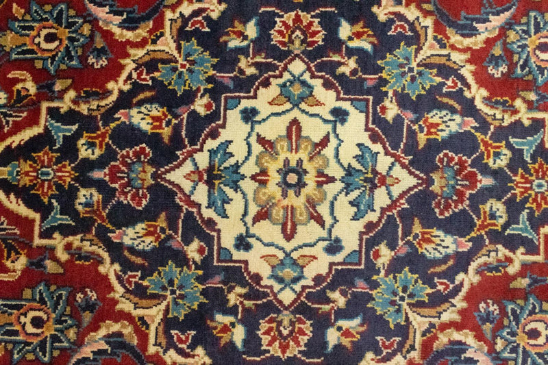 Persisk tæppe - Keshan - 307 x 192 cm - rød