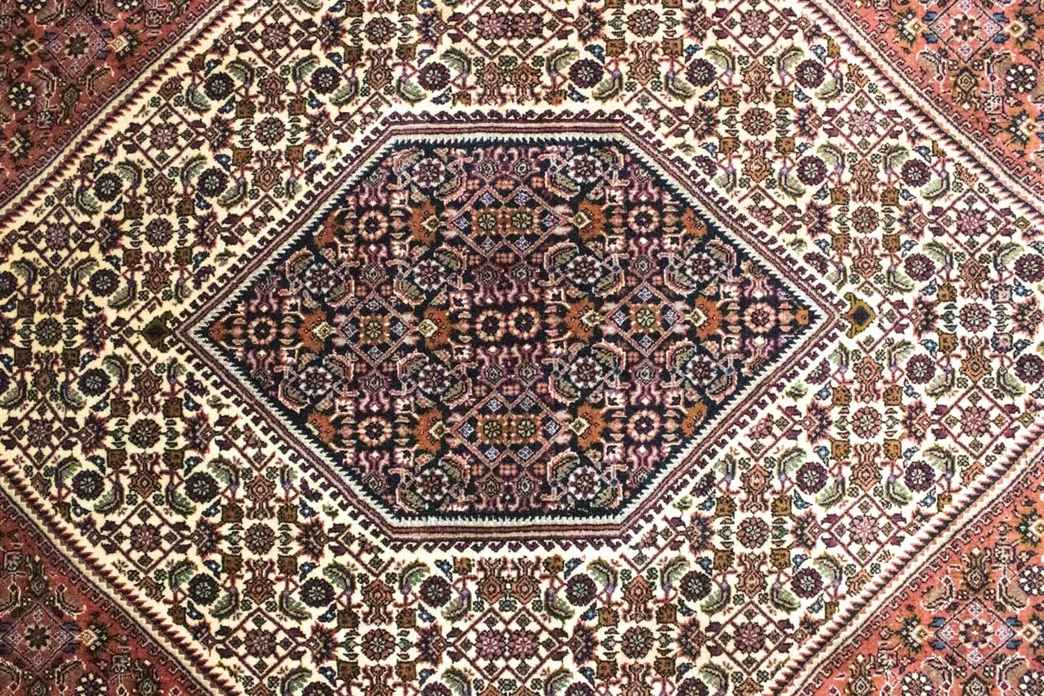 Persisk tæppe - Bijar - 303 x 205 cm - rød