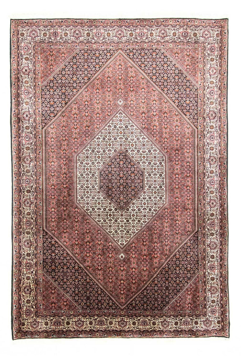Persisk tæppe - Bijar - 300 x 204 cm - rød
