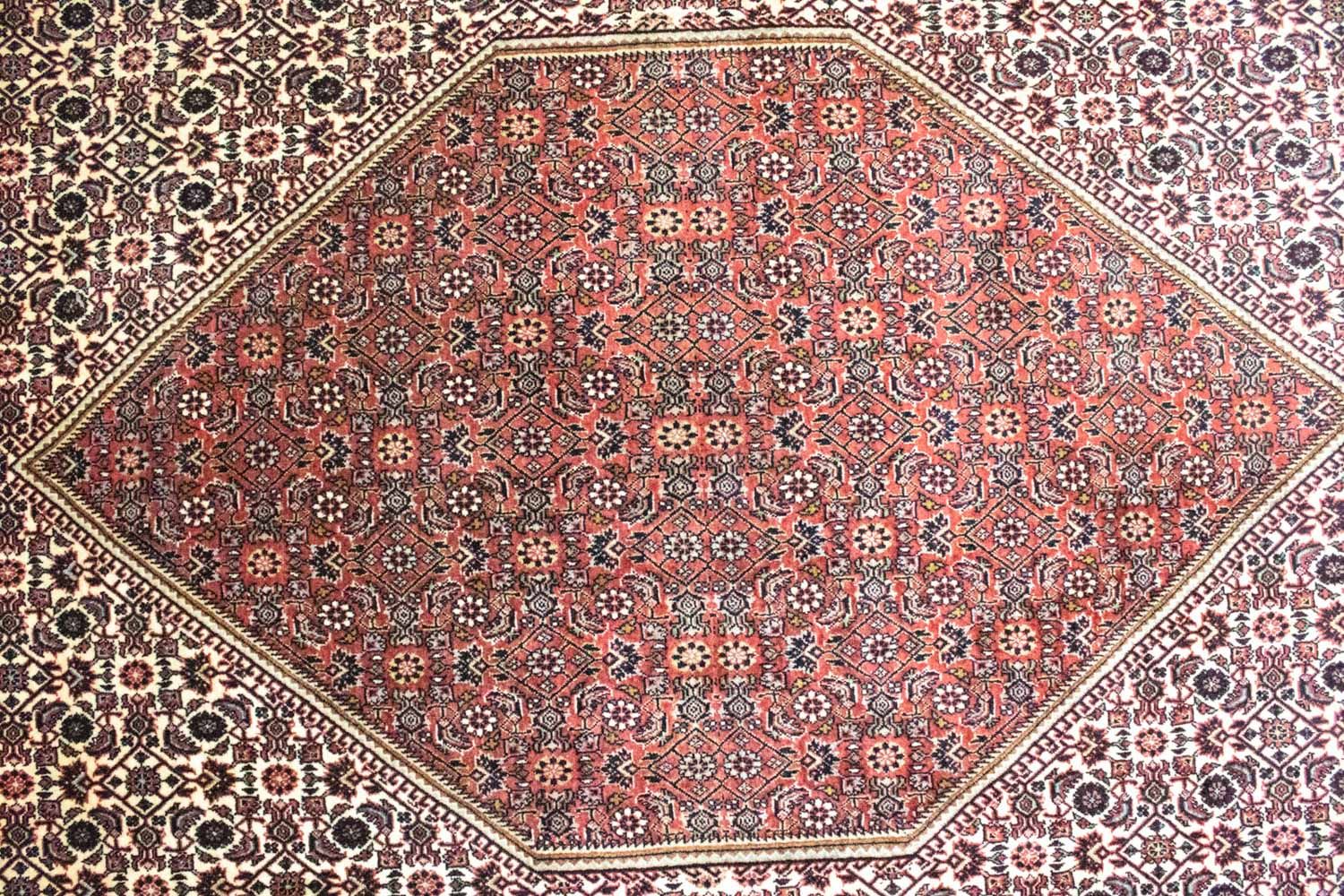 Persisk tæppe - Bijar - 324 x 208 cm - rød
