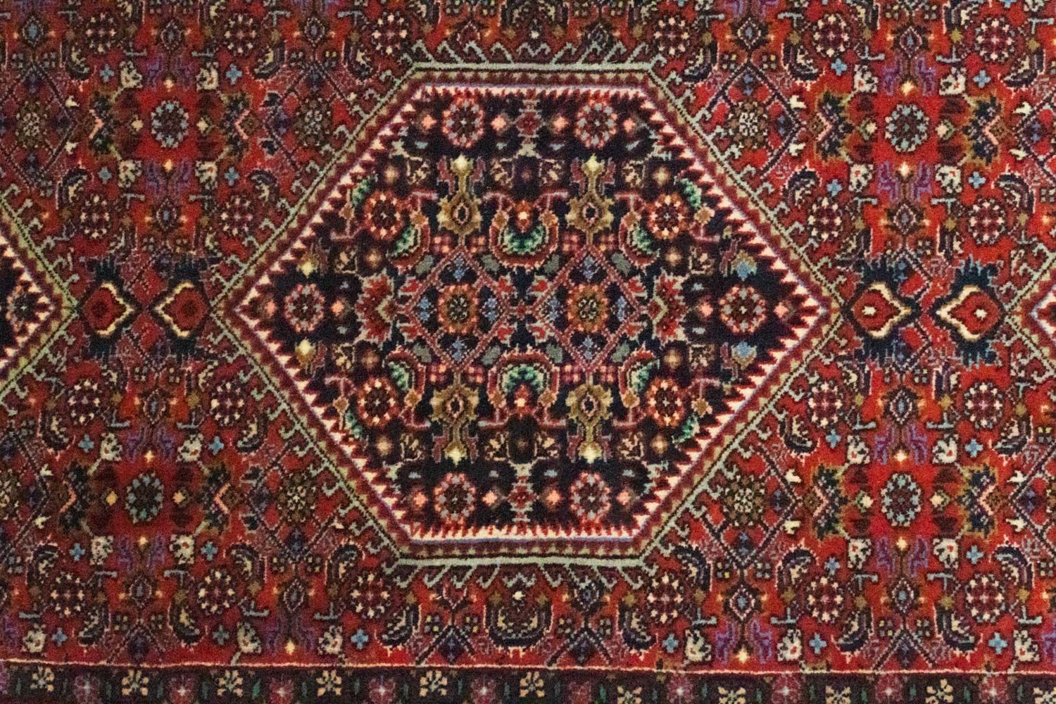 Løber Persisk tæppe - Bijar - 187 x 75 cm - rød
