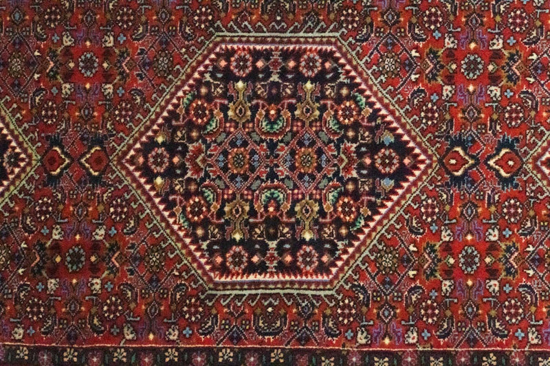 Løber Persisk tæppe - Bijar - 187 x 75 cm - rød