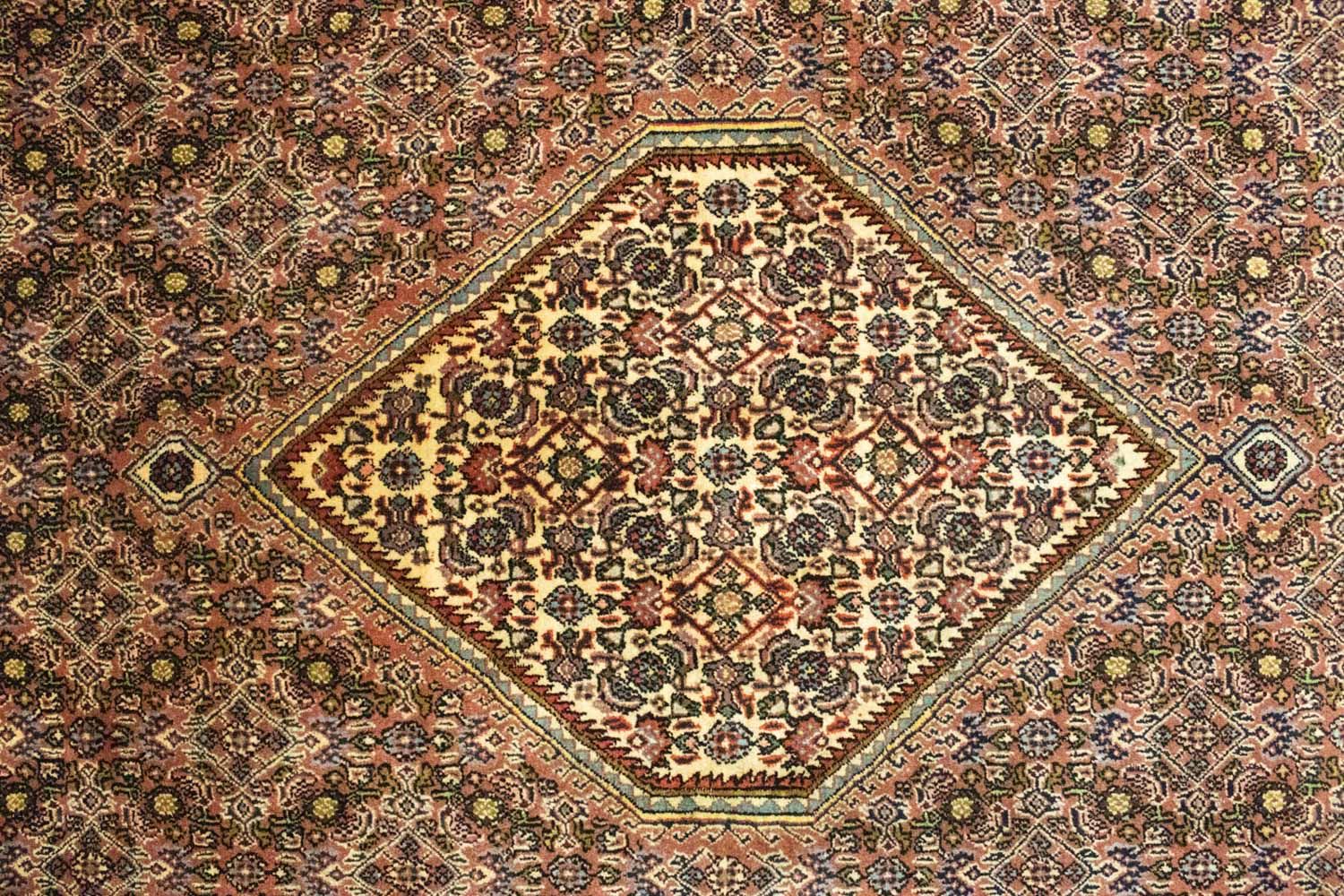 Persisk tæppe - Bijar - 304 x 203 cm - rød