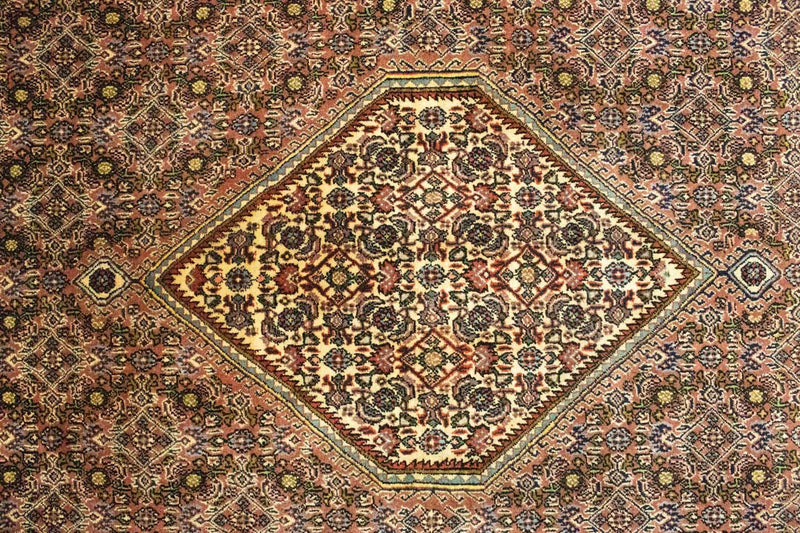Persisk tæppe - Bijar - 304 x 203 cm - rød