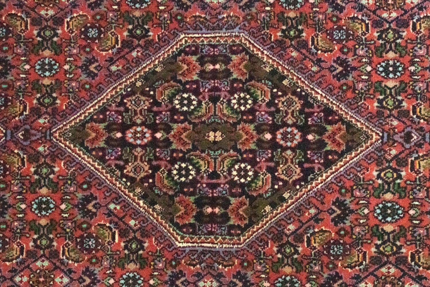 Løber Persisk tæppe - Bijar - 165 x 62 cm - rød