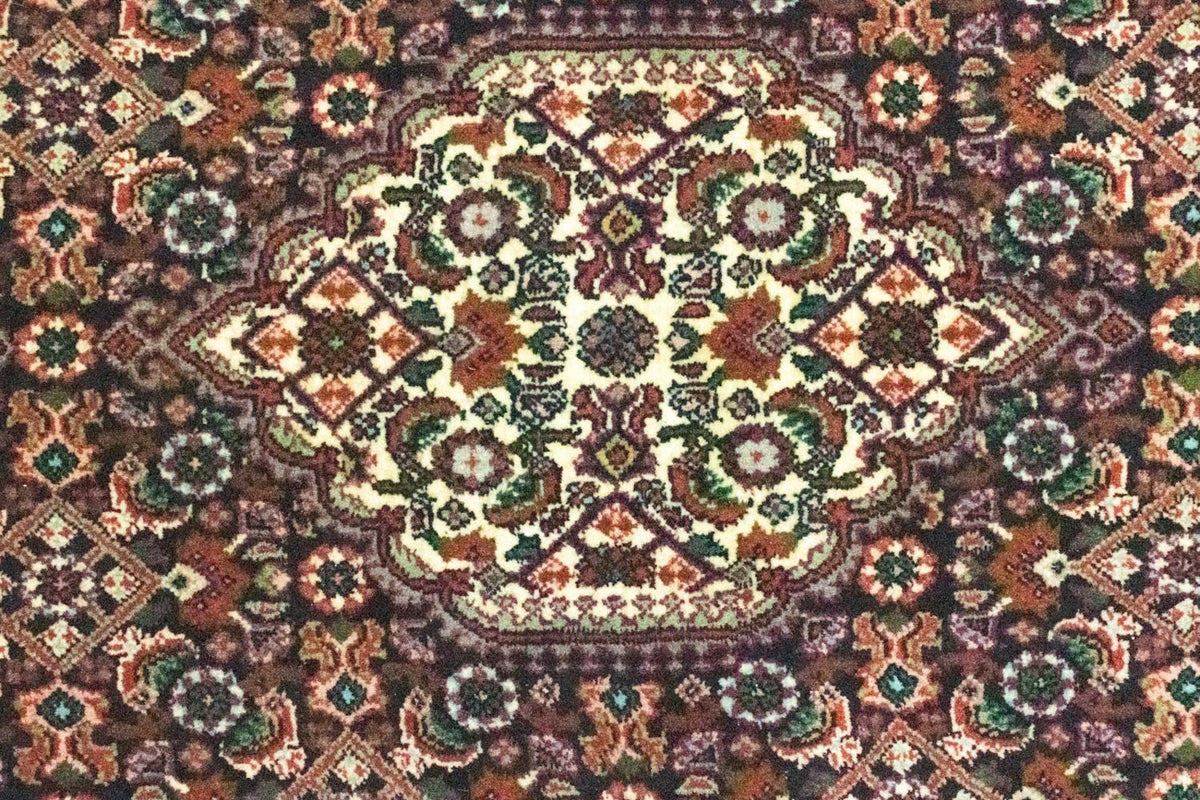 Løber Persisk tæppe - Bijar - 163 x 60 cm - mørkeblå