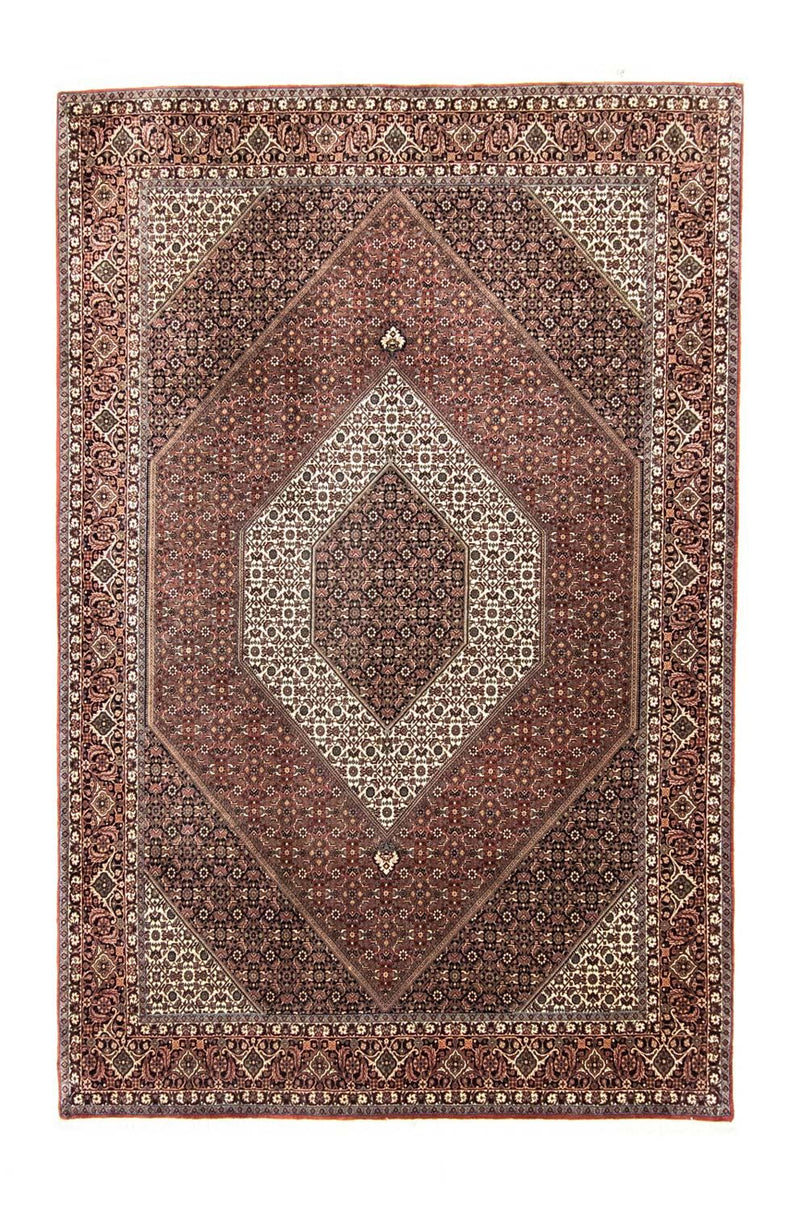 Persisk tæppe - Bijar - 300 x 204 cm - rød