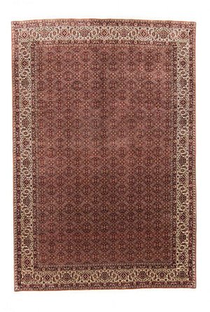 Persisk tæppe - Bijar - 300 x 204 cm - rød