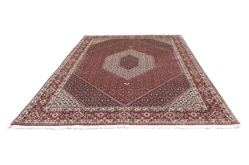 Persisk tæppe - Bijar - 291 x 205 cm - rød