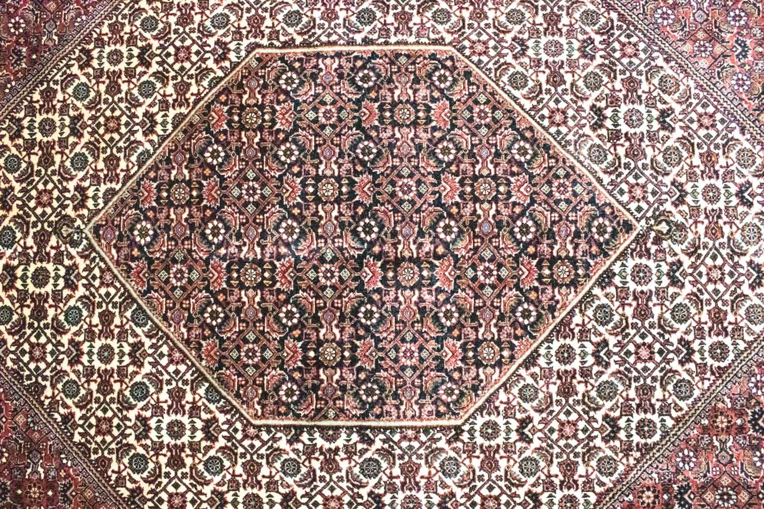 Persisk tæppe - Bijar - 303 x 200 cm - rød