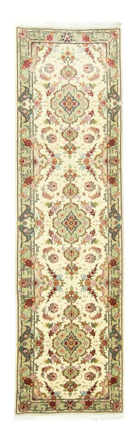 Løber Persisk tæppe - Tabriz - 303 x 83 cm - beige
