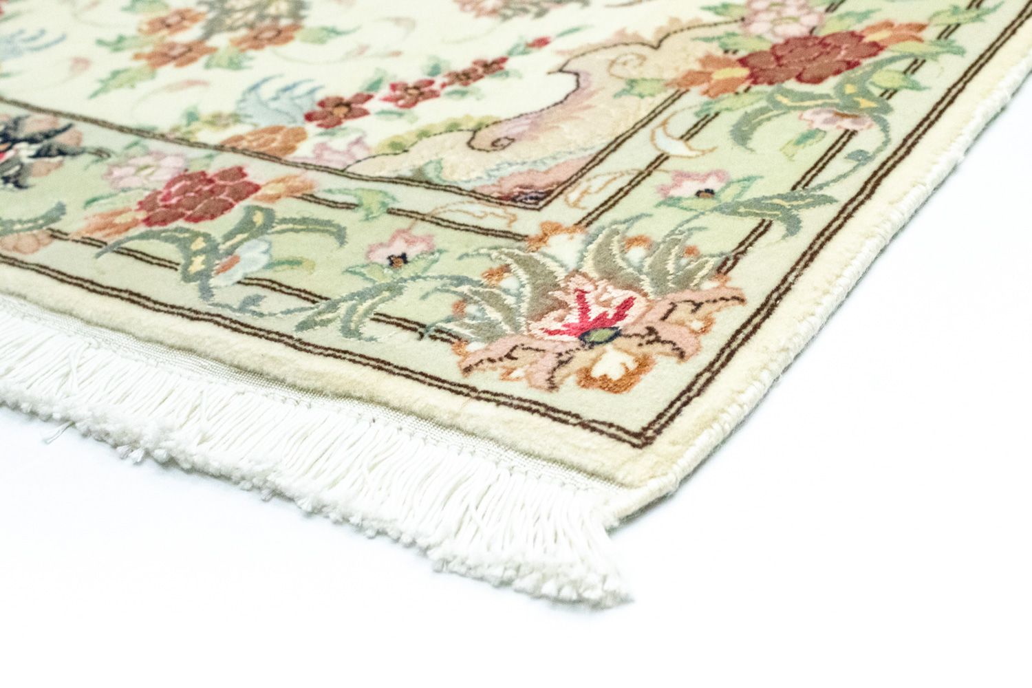 Løber Persisk tæppe - Tabriz - 303 x 83 cm - beige