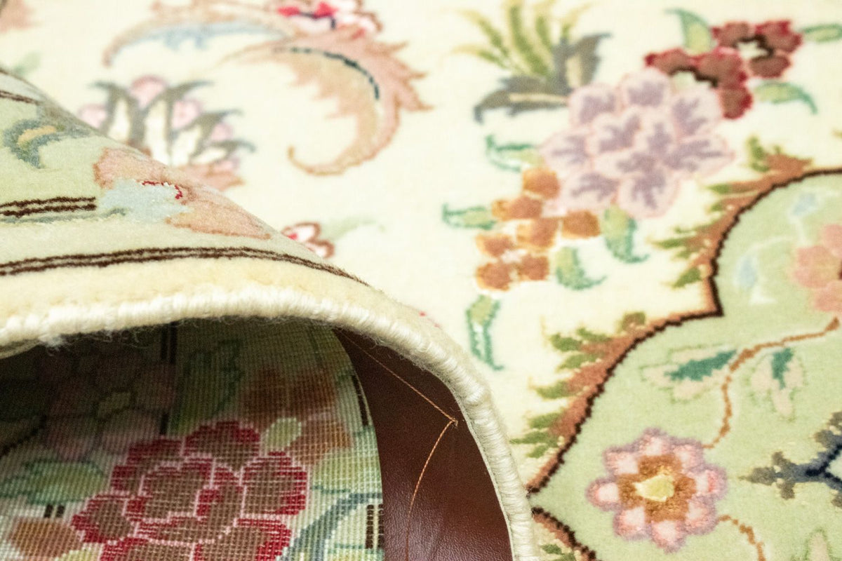 Løber Persisk tæppe - Tabriz - 303 x 83 cm - beige