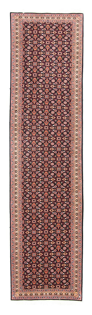 Løber Persisk tæppe - Tabriz - Royal - 297 x 72 cm - blå