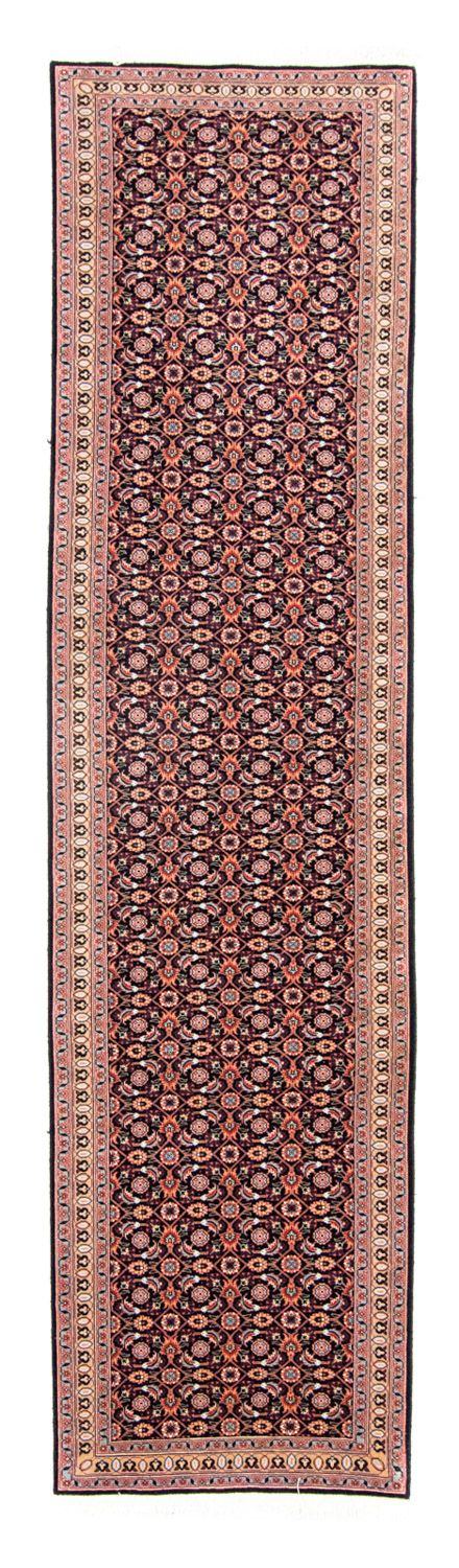 Løber Persisk tæppe - Tabriz - Royal - 297 x 72 cm - blå