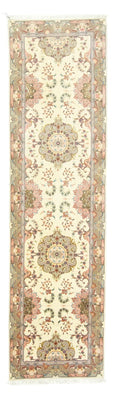 Løber Persisk tæppe - Tabriz - 337 x 90 cm - beige