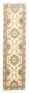 Løber Persisk tæppe - Tabriz - 339 x 91 cm - beige