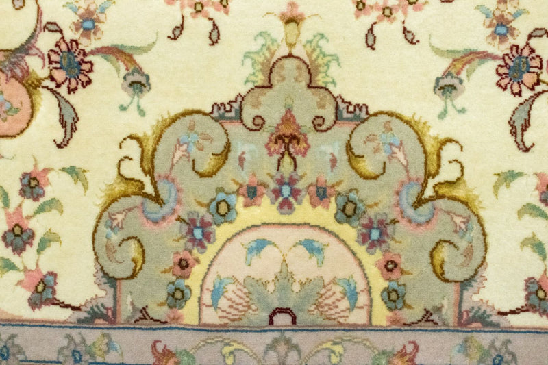 Løber Persisk tæppe - Tabriz - 339 x 91 cm - beige