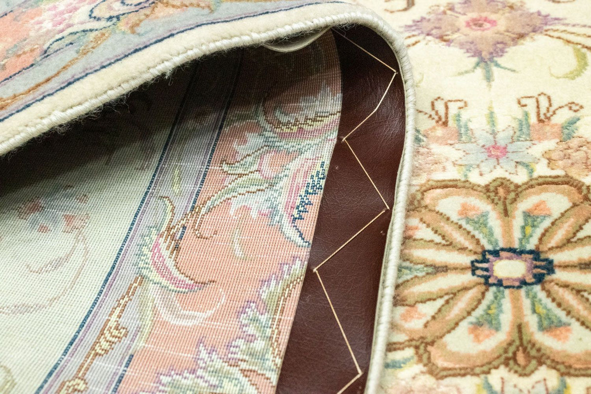 Løber Persisk tæppe - Tabriz - 294 x 83 cm - beige