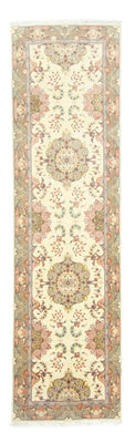 Løber Persisk tæppe - Tabriz - 337 x 90 cm - beige