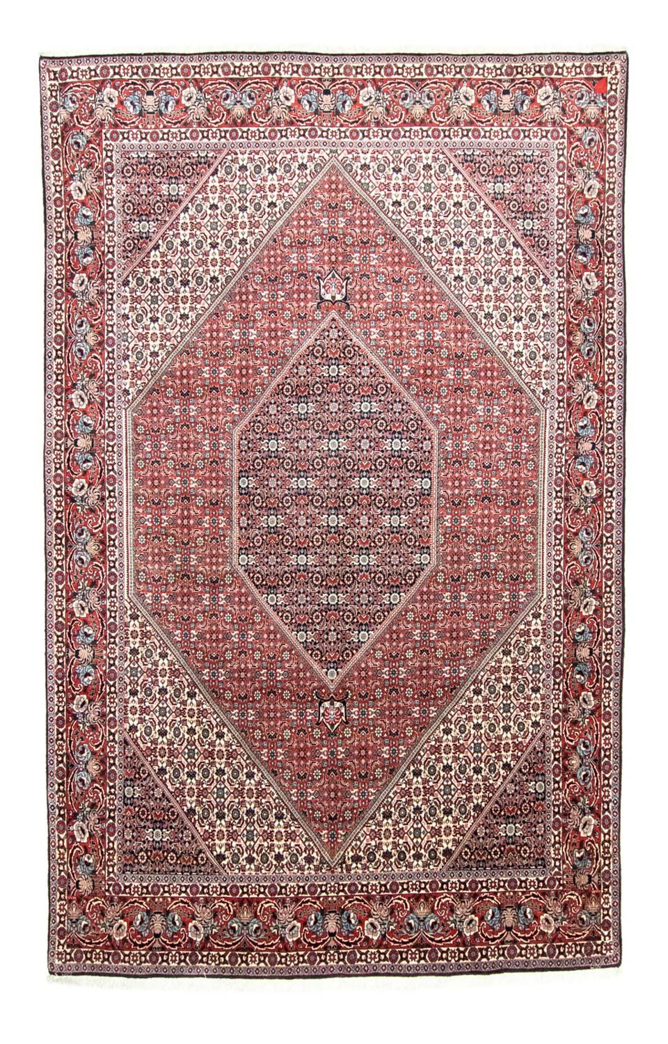 Persisk tæppe - Bijar - 308 x 200 cm - rød