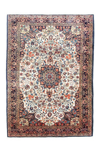 Persisk tæppe - Bijar - 202 x 145 cm - beige