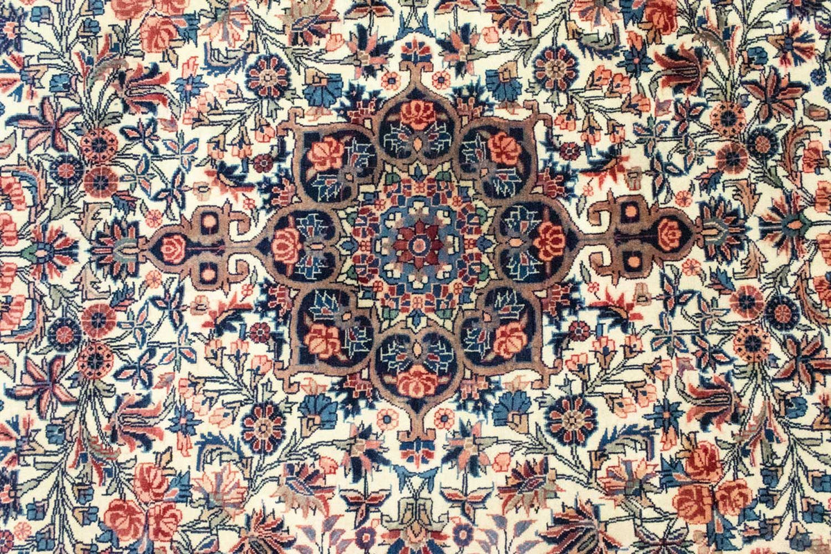 Persisk tæppe - Bijar - 202 x 145 cm - beige