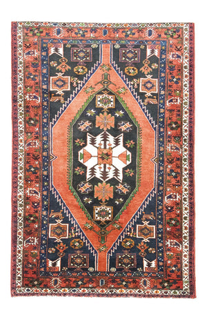 Persisk tæppe - Bijar - 207 x 140 cm - farvet