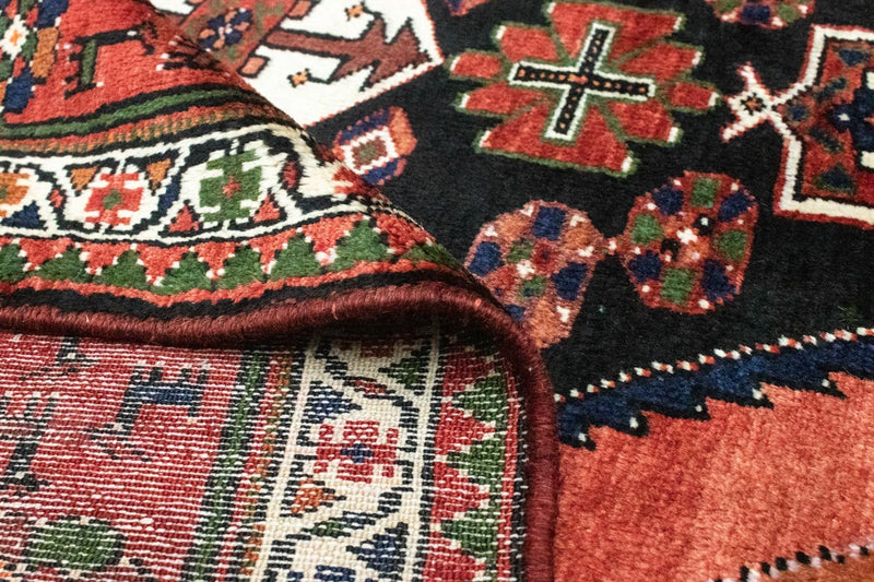 Persisk tæppe - Bijar - 220 x 157 cm - farvet