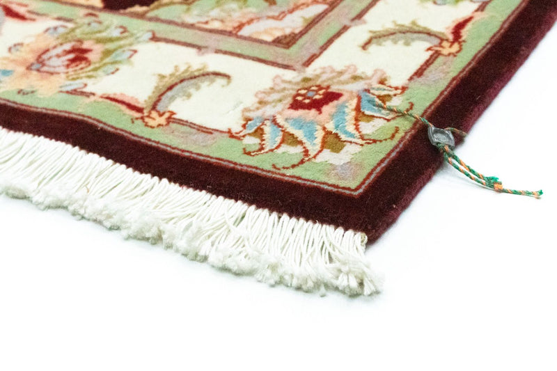Løber Persisk tæppe - Tabriz - Royal - 227 x 76 cm - mørkerød