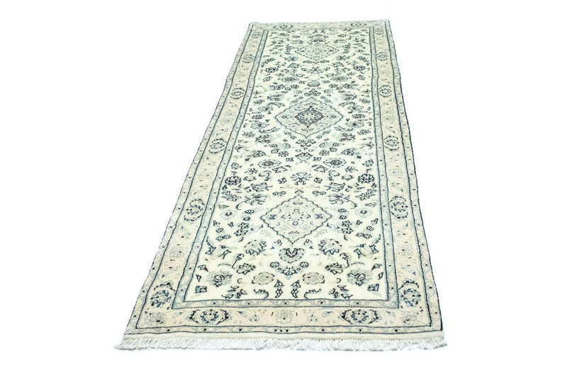 Løber Persisk tæppe - Nain - Royal - 285 x 87 cm - naturlig hvid