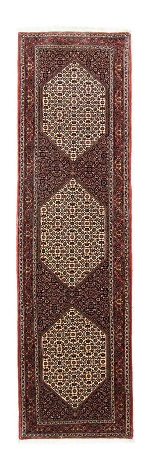 Løber Persisk tæppe - Bijar - 298 x 83 cm - brun