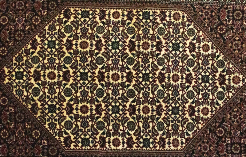Løber Persisk tæppe - Bijar - 298 x 83 cm - brun