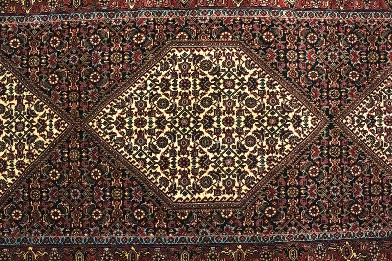 Løber Persisk tæppe - Bijar - 294 x 83 cm - blå