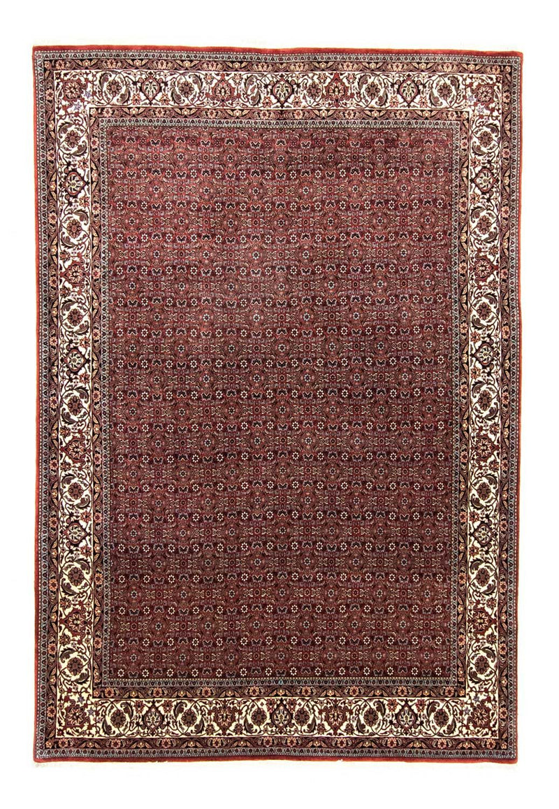 Persisk tæppe - Bijar - 296 x 202 cm - rød