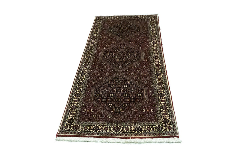 Løber Persisk tæppe - Bijar - 200 x 76 cm - rød