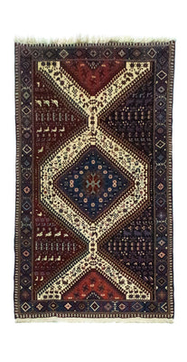 Løber Persisk tæppe - Nomadisk - 190 x 100 cm - blå