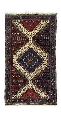 Løber Persisk tæppe - Nomadisk - 190 x 100 cm - blå