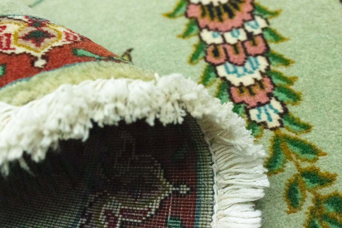 Persisk tæppe - Tabriz - Royal - 83 x 62 cm - grøn
