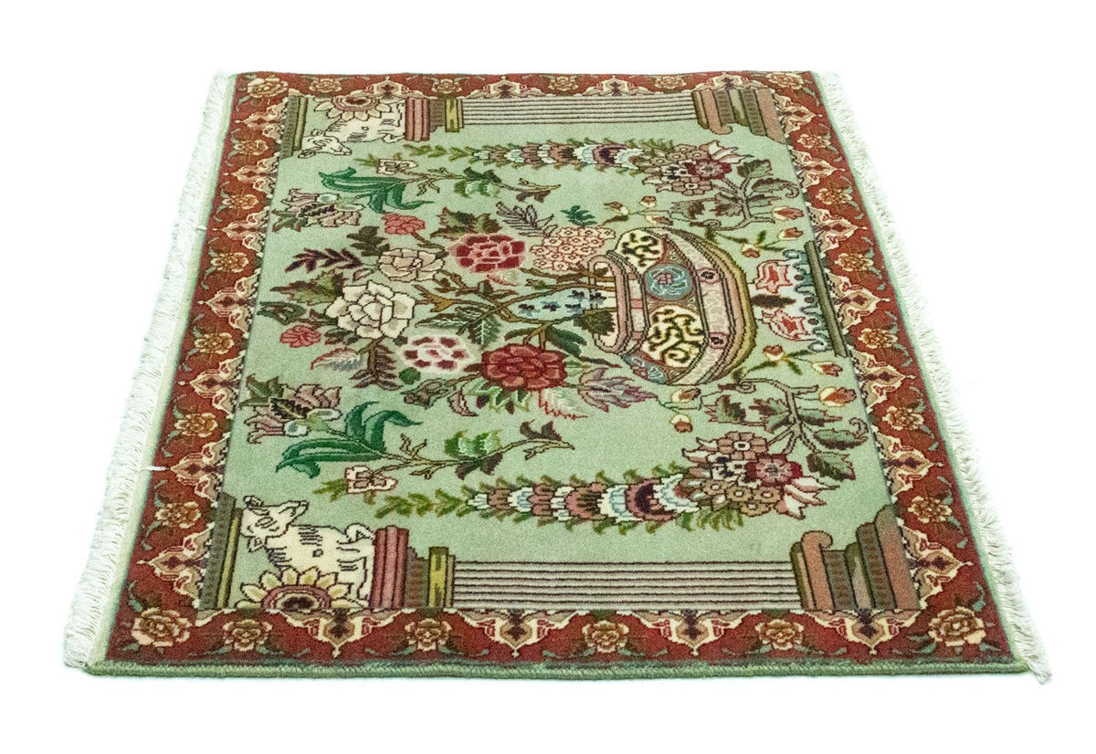 Persisk tæppe - Tabriz - Royal - 83 x 62 cm - grøn