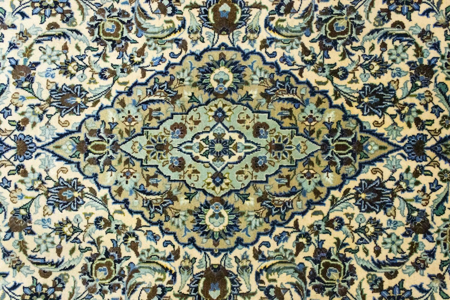 Persisk tæppe - Keshan - 230 x 137 cm - beige
