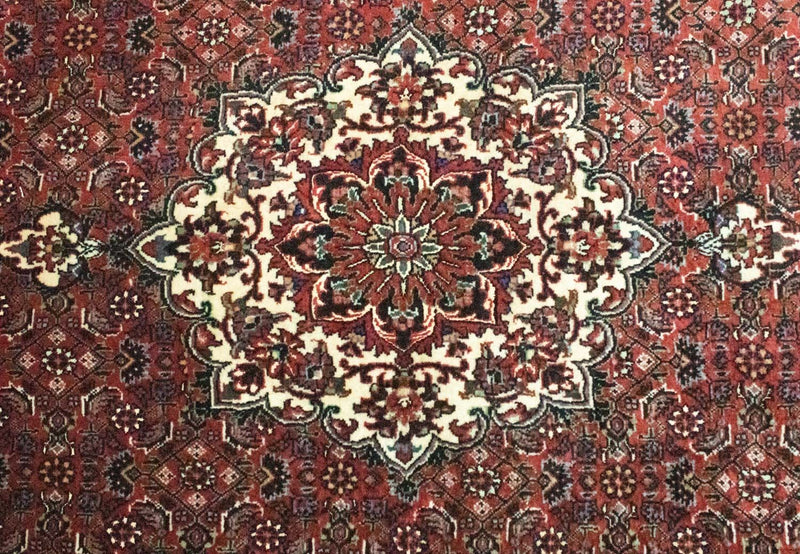 Løber Persisk tæppe - Bijar - 340 x 88 cm - rød