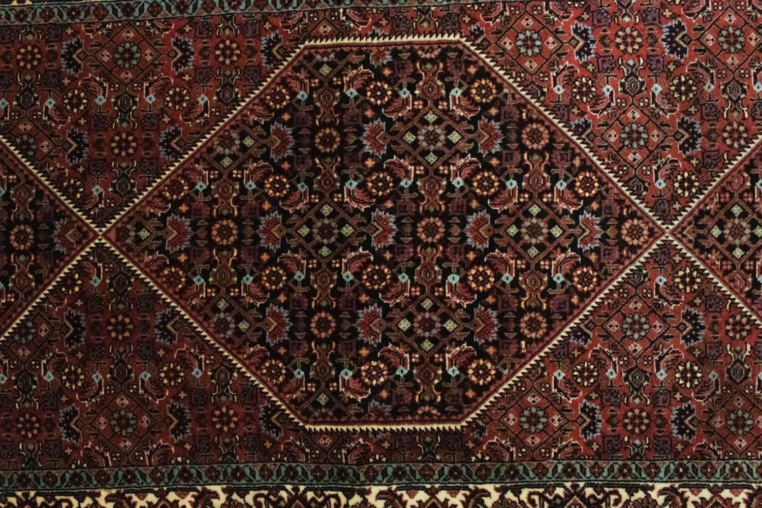 Løber Persisk tæppe - Bijar - 213 x 78 cm - brun