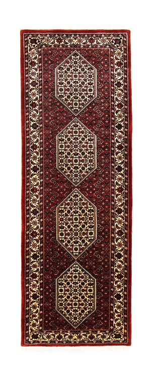 Løber Persisk tæppe - Bijar - 226 x 75 cm - rød