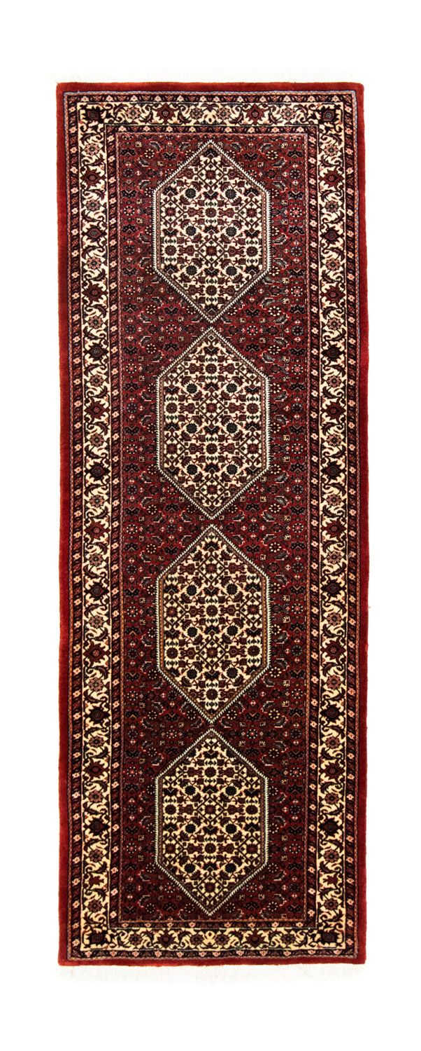 Løber Persisk tæppe - Bijar - 226 x 75 cm - rød