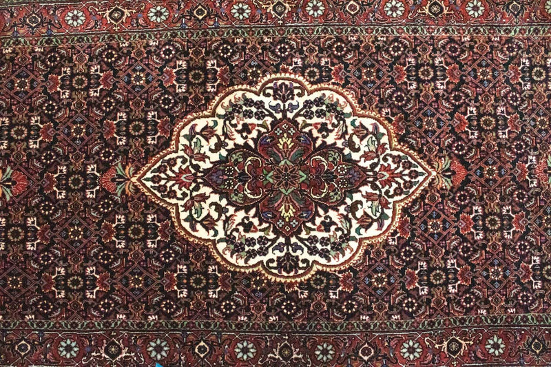 Løber Persisk tæppe - Bijar - 309 x 80 cm - blå