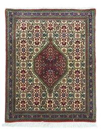 Persisk tæppe - Bijar - 89 x 72 cm - beige