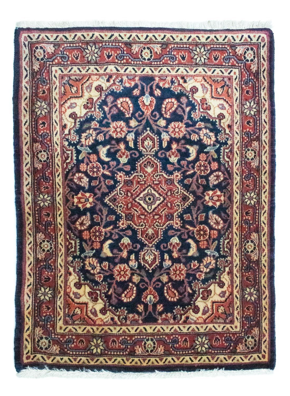 Persisk tæppe - Classic - 92 x 70 cm - blå